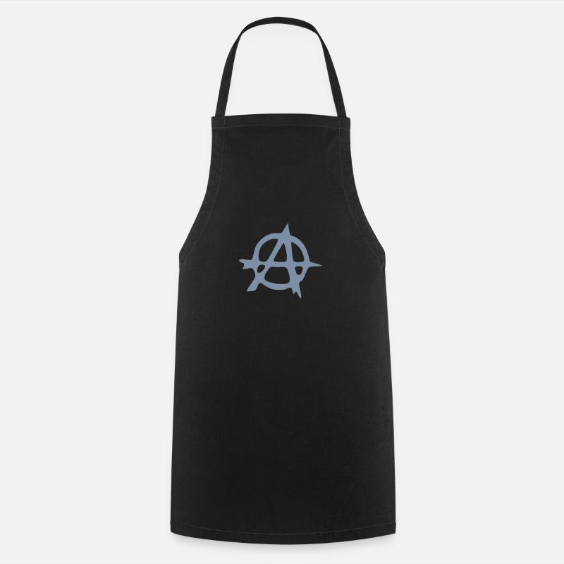 anarchie - Tablier de cuisine - noir