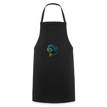 MIGNON CANICHE - Tablier de cuisine - noir - Devant - AI Model Male 185 dark (185cm)