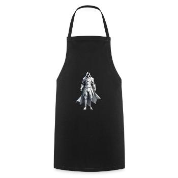 Assassin - Low Poly Videogame Design - Cooking Apron - black - Front - AI Model Male 185 dark (185cm)