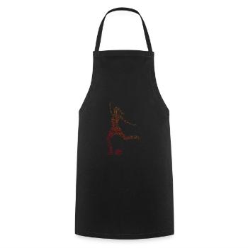 Football Femmes Football Match Football Hommes - Tablier de cuisine - noir - Devant - AI Model Male 185 dark (185cm)