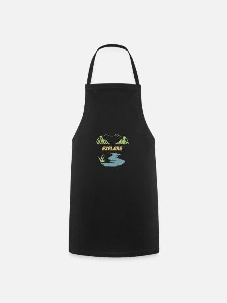 Explore - Cooking Apron - black