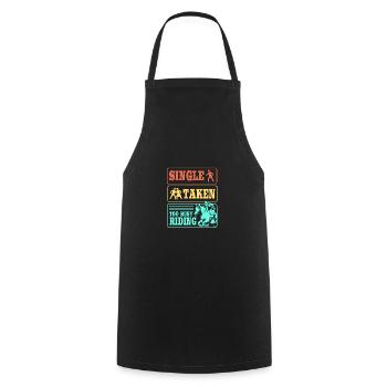 Show Jumping Show Jumping - Cooking Apron - black - Front - AI Model Male 185 dark (185cm)