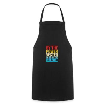 Pastor - Cooking Apron - black - Front - AI Model Male 185 dark (185cm)