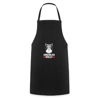 American Bully Pet Dog Dog Cadeau pour chien - Tablier de cuisine - noir - Devant - AI Model Male 185 dark (185cm)