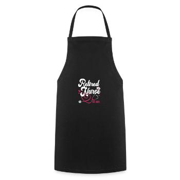 Pension 2025 Retirement 2025 Pensioner Pensioner Pensioner - Cooking Apron - black - Front - AI Model Male 185 dark (185cm)