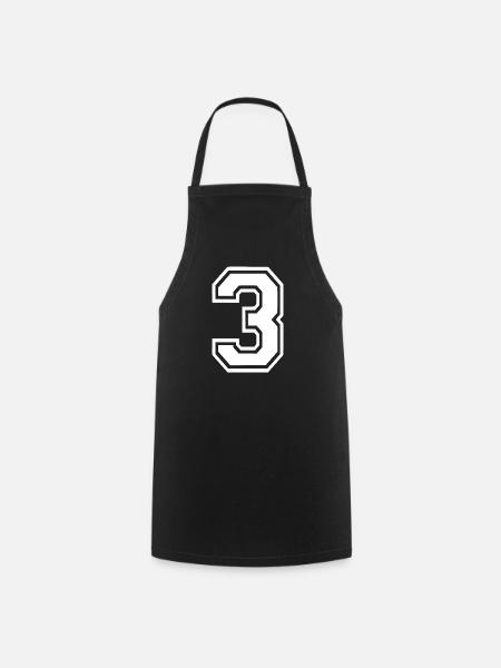 3 - Kochschürze - Schwarz