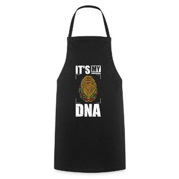It's My DANN Taco Tacos - Cooking Apron - black - Front - AI Model Male 185 dark (185cm)