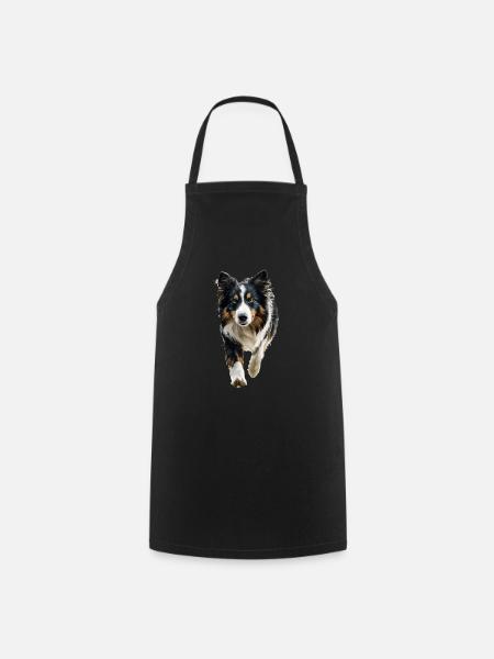 Collie - Kochschürze - Schwarz