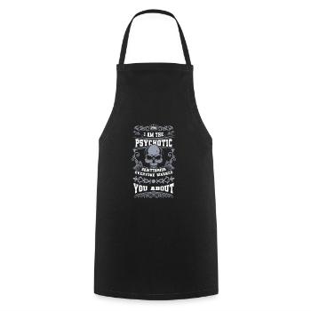 Constellation du Sagittaire de novembre - Tablier de cuisine - noir - Devant - AI Model Male 185 dark (185cm)
