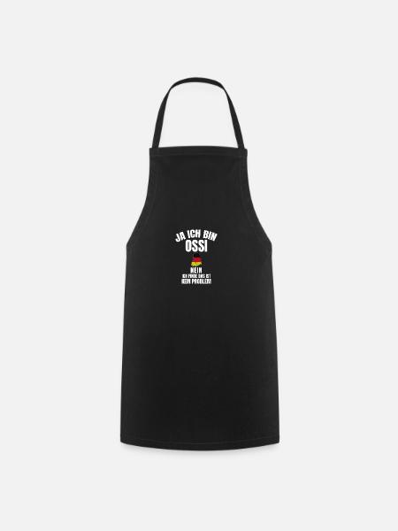 Original Ossi: Kult aus dem Osten – Ossi-Design - Kochschürze - Schwarz