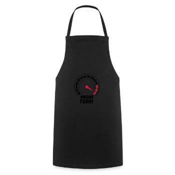 tacho racing team - Kochschürze - Schwarz - Vorne - AI Model Male 185 dark (185cm)