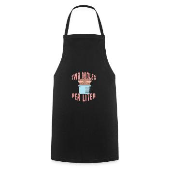 Chemistry Teacher Chemistry Chemist - Cooking Apron - black - Front - AI Model Male 185 dark (185cm)