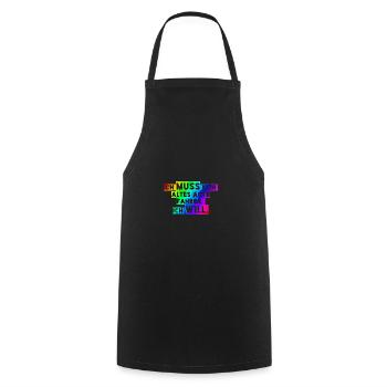 I don't HAVE to drive an OLD car, I WANT to! - Cooking Apron - black - Front - AI Model Male 185 dark (185cm)