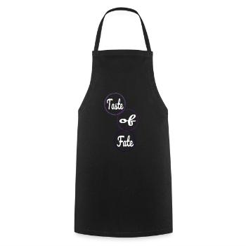 Culinary Craftsmanship Embracing Destiny - Cooking Apron - black - Front - AI Model Male 185 dark (185cm)