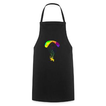 Parapente motorisé Parapente Rainbow - Tablier de cuisine - noir - Devant - AI Model Male 185 dark (185cm)