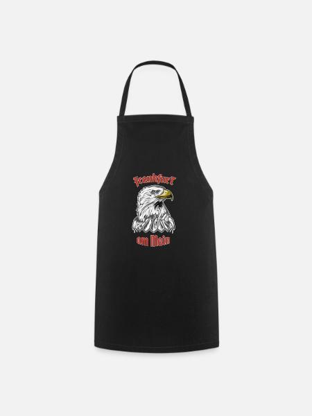 Frankfurt am Main T-Shirt Frankfurter Adler FFM - Kochschürze - Schwarz
