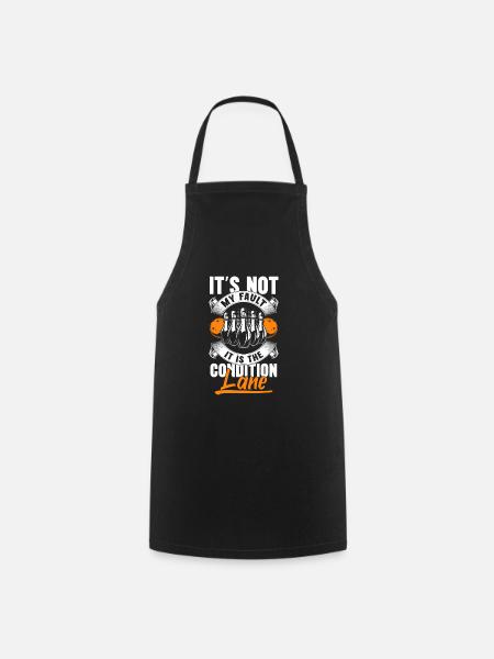 Bowlingkugel Hobby Spieler - Kochschürze - Schwarz