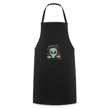 Astrobiologie: Den Geheimnissen auf der Spur - Geschenke - Kochschürze - Schwarz - Vorne - AI Model Male 185 dark (185cm)
