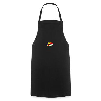 Seychelles Flag Country Native Ancestry Pride - Cooking Apron - black - Front - AI Model Male 185 dark (185cm)