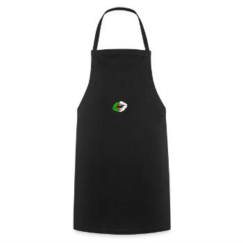 Algeria Flag Country Native Ancestry Algerian - Cooking Apron - black - Front - AI Model Male 185 dark (185cm)
