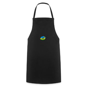 Ruanda Flagge Land Einheimische Vorfahren Stolz Frauen - Kochschürze - Schwarz - Vorne - AI Model Male 185 dark (185cm)