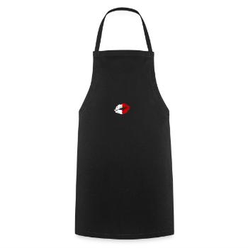 Malta Flag Country Native Ancestry Pride Womens - Cooking Apron - black - Front - AI Model Male 185 dark (185cm)