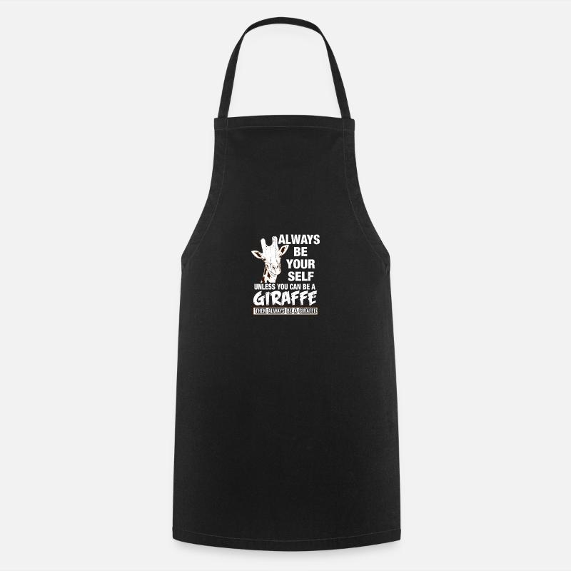 Giraffe - Cooking Apron - black