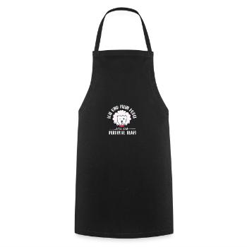 Me and my poodle are the perfect team poodle - Cooking Apron - black - Front - AI Model Male 185 dark (185cm)