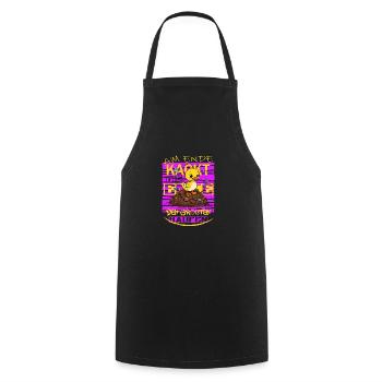 Caca de canard ! - Tablier de cuisine - noir - Devant - AI Model Male 185 dark (185cm)