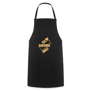 Lovers André - Cooking Apron - black - Front - AI Model Male 185 dark (185cm)