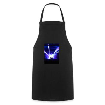 DJ beim Festival - Kochschürze - Schwarz - Vorne - AI Model Male 185 dark (185cm)