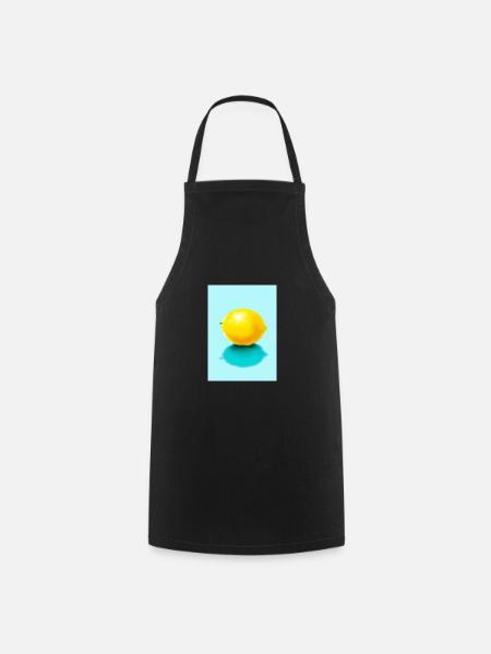 Zitrusfrüchte - Kochschürze - Schwarz