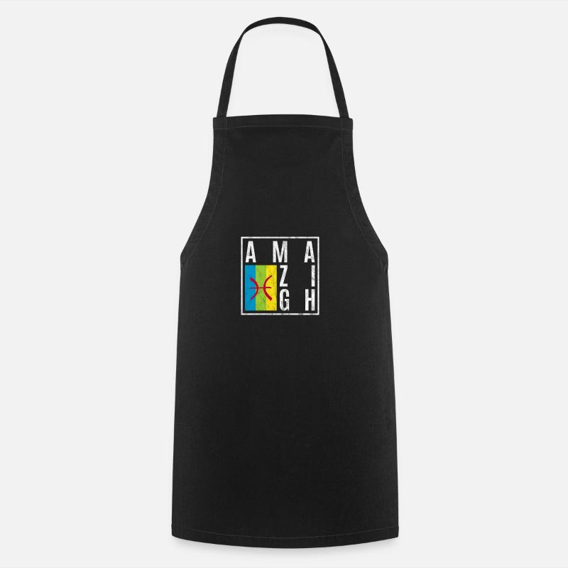Amazigh - Tablier de cuisine - noir
