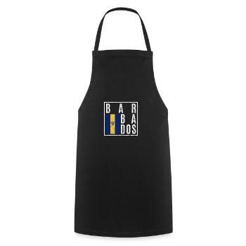 Barbade - Tablier de cuisine - noir - Devant - AI Model Male 185 dark (185cm)