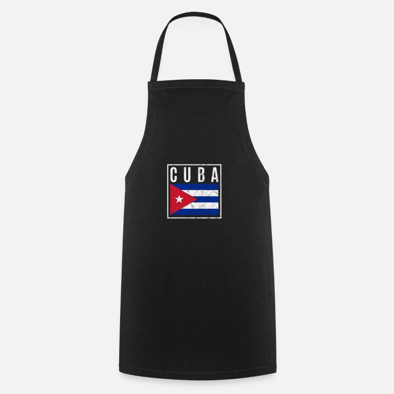 Cuba - Tablier de cuisine - noir