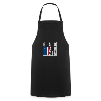 Gagauzia - Cooking Apron - black - Front - AI Model Male 185 dark (185cm)