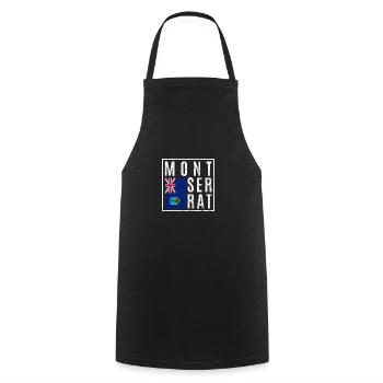 Montserrat - Cooking Apron - black - Front - AI Model Male 185 dark (185cm)