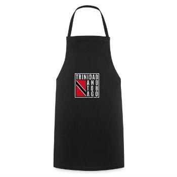 Trinidad and Tobago - Cooking Apron - black - Front - AI Model Male 185 dark (185cm)