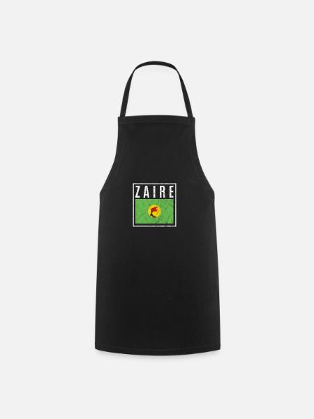 Zaïre - Tablier de cuisine - noir