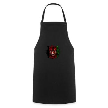 Afghanistan - Cooking Apron - black - Front - AI Model Male 185 dark (185cm)