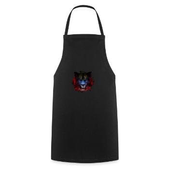 Antigua and Barbuda - Cooking Apron - black - Front - AI Model Male 185 dark (185cm)