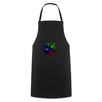 Baloutchistan - Tablier de cuisine - noir - Devant - AI Model Male 185 dark (185cm)