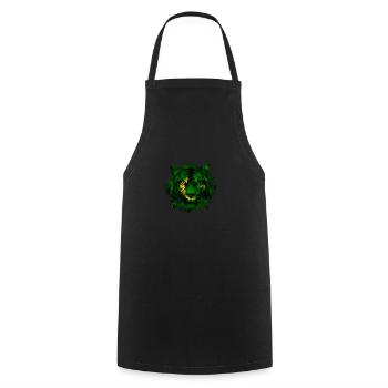 Îles Cocos - Tablier de cuisine - noir - Devant - AI Model Male 185 dark (185cm)