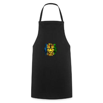 Ogonis - Tablier de cuisine - noir - Devant - AI Model Male 185 dark (185cm)