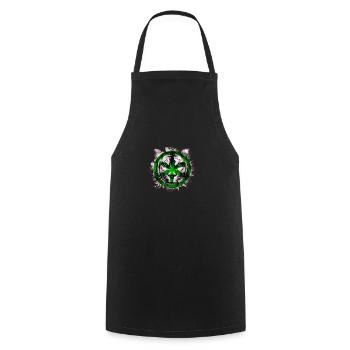Padanie - Tablier de cuisine - noir - Devant - AI Model Male 185 dark (185cm)