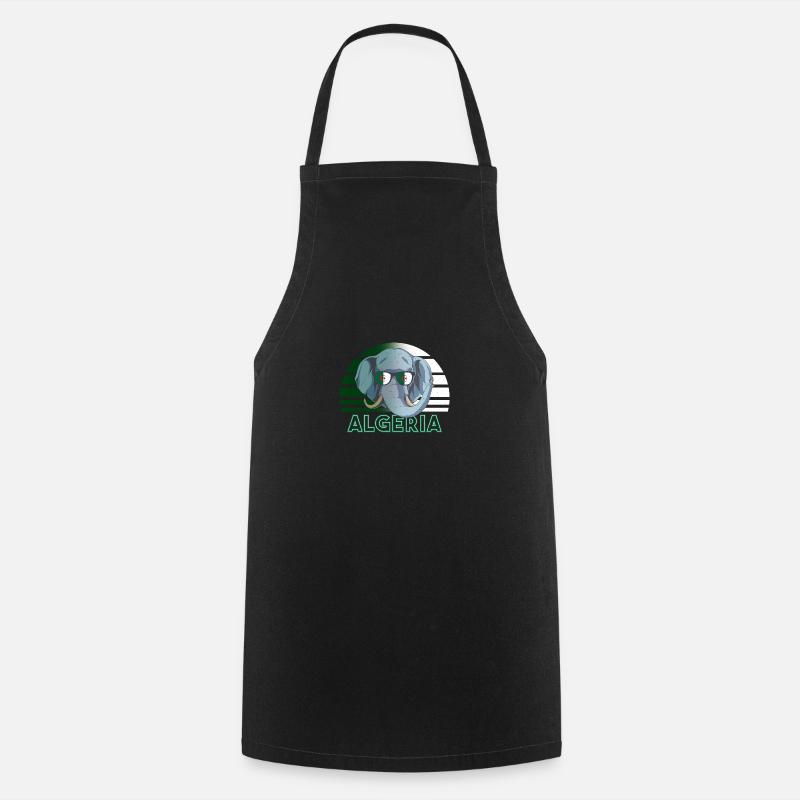 Algérie - Tablier de cuisine - noir