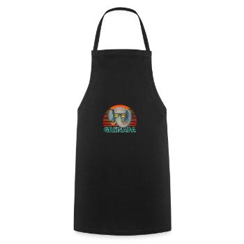 Grenada - Cooking Apron - black - Front - AI Model Male 185 dark (185cm)