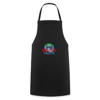Ogaden - Tablier de cuisine - noir - Devant - AI Model Male 185 dark (185cm)
