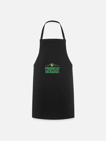 Guyane française - Tablier de cuisine - noir