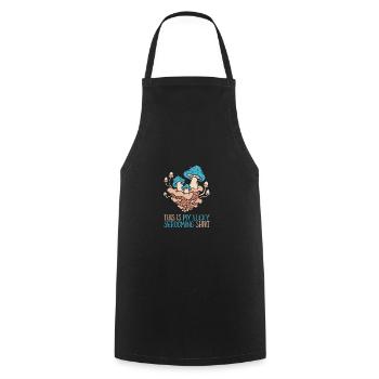 Mushroom pickers collect mushroom pickers - Cooking Apron - black - Front - AI Model Male 185 dark (185cm)